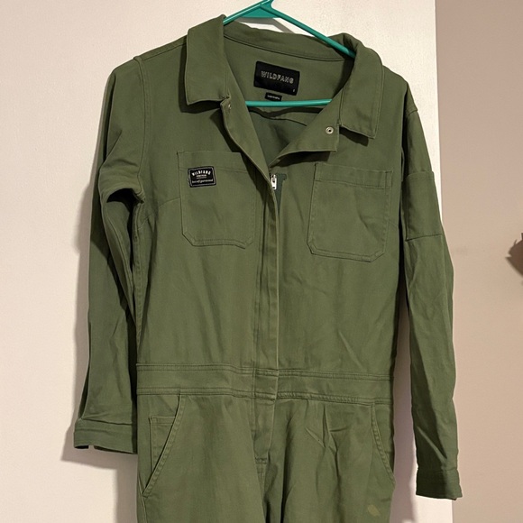 Wildfang Pants - Wildfang Olive Green Jumpsuit